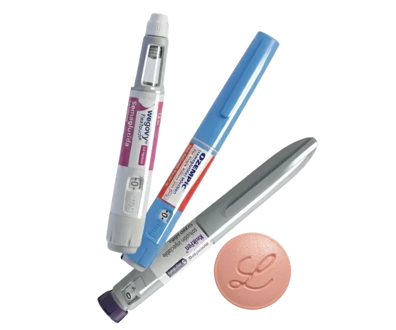 Medicamento de patente - Wegovy, Mounjaro y Foundayz