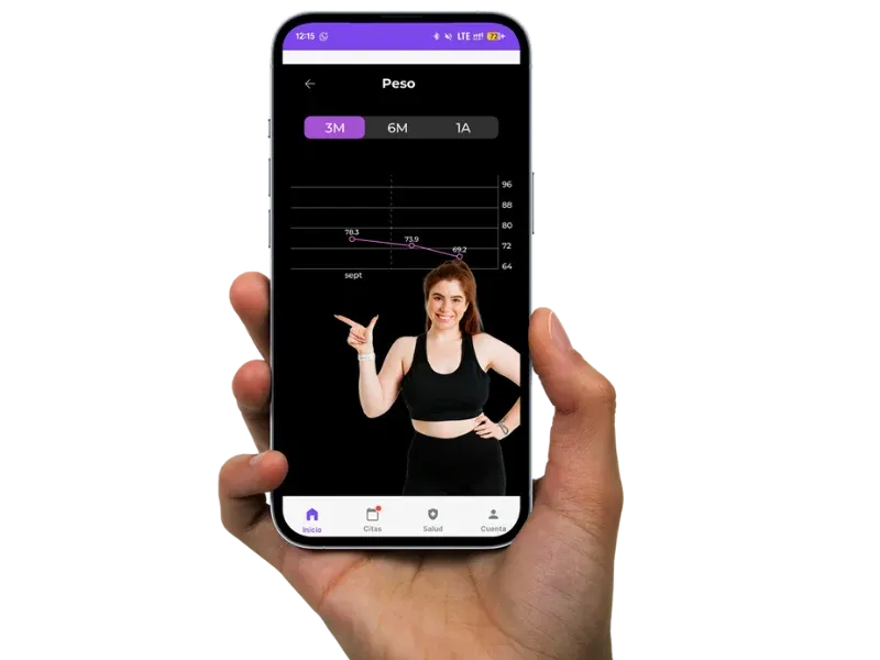 App de Clivi con seguimiento del progreso del paciente